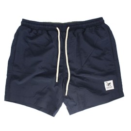 Surf Monkey Men's Quick-Dry Swim Shorts - Volley Swim Shorts, navy, L