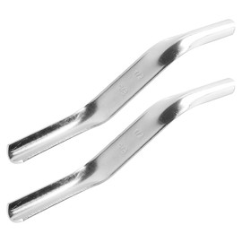 Ieron 2 PCS Brick Jointer Tool 1/2 Inch X 5/8 Inch Double End Mortar Finishing Tool Brick Jointer Jointer Bricklaying Jointing Tool