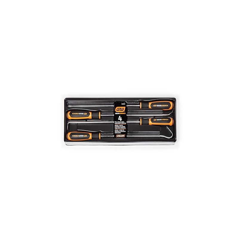 GEARWRENCH 4 Pc. Heavy-Duty Long Hook & Pick Set -