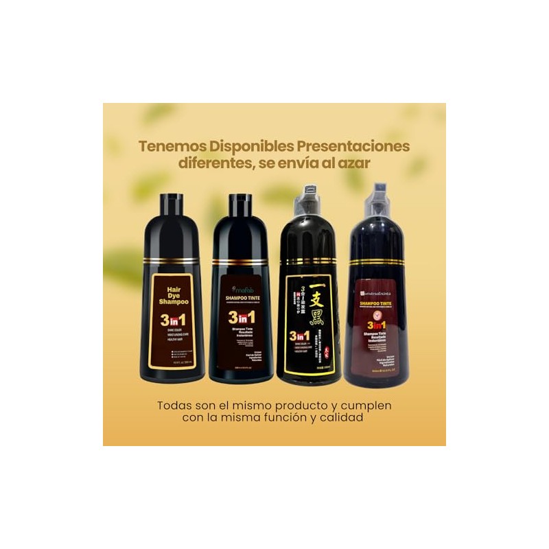 YAYAN HOUSE | Shampoo Tinte Cubre Canas Natural Jengibre, Retoca