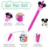 yumcute 10PCS Cartoon Ballpoint Pens Set,Cute Mouse Head Character Ears