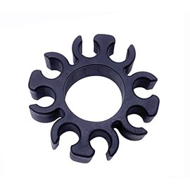 Jiayouy Silicone E Drum Stick Holder Clip Holds up to 4 Pairs Drumsticks Holder Display Stand Drumstick Accessories (Black)