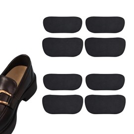 ISHR Heel Repair, 2 Sizes, Set of 8, Heel Repair, Heel Pad, Interior, Shoe Repair Material, Shoe Hole Prevention, Patches, Sneakers, High Heels, Heel Repair (Black)