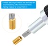 PATIKIL Brass Threaded Repair Insert Nut, 5 Pcs M8x1.25 Male