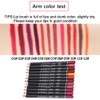 Vibely 12 Piece Lip Liner Set, Waterproof Matte Lip Liner