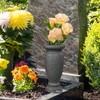 Resin Cemetery Flowers Vase, Grave Vase Memorial Flowers Holders for