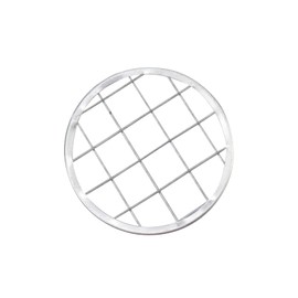 Chinflly Mason Jar Flower Frog Lids,Insert Metal Flower Lid Insert Flower Organizer Lid,2.76 Inch Replacement Insert Holder Lid with Square Grids for Regular Mouth Mason Jars,Pack of 8