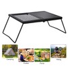 REDCAMP Folding Campfire Grill Heavy Duty Steel Grate, Portable Camp