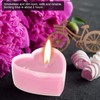 Pack of 18 Heart-Shaped Tea Lights Heart-Shaped Romantic Tea Lights