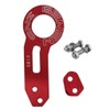 【No Brand】Universal Screw Billet Aluminum Racing Rear Tow Hook Kit