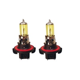 Zoogamo H13 Halogen Headlight Xenon Lightbulb – Pair of 12 Volt 100 Watt 3000K Super Bright Golden Yellow Performance Replacement Lamp Bulb (Pair)