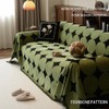 XBYZWM Dog Couch Cover Chenille Reversible Black Couch Protector,Sectional Sofa