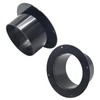 ZUDKSUY 4PCS Duct Fitting 4inch Duct Fitting Plastic Duct Ventilation
