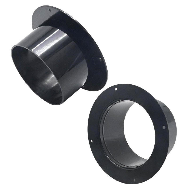 ZUDKSUY 4PCS Duct Fitting 4inch Duct Fitting Plastic Duct Ventilation