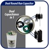 Appli Parts Dual Run Capacitor for ac 40+5 Mfd uF