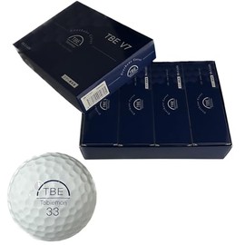 TOBIEMON V7 4 Piece Urethane Golf Balls for Touring Competition White 12 Balls