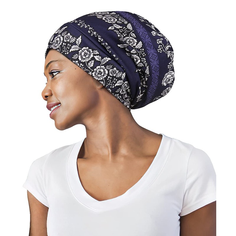 FocusCare Gorro de dormir con forro de satén para mujer