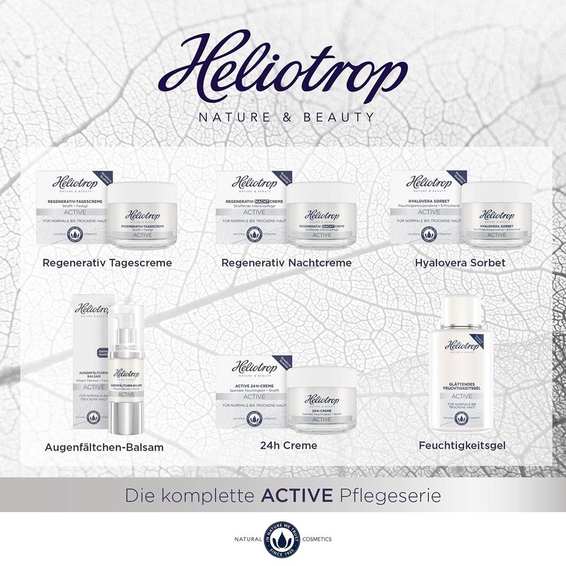 Heliotrop Moisturising Night Cream for Normal to Dry Skin, Face