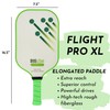 Big Dill Pickleball Flight Pro XL Fiberglass Elongated Professional Pickleball