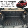 7DEEKEI for 2016-2024 Jeep Renegade Trunk Mat and Rear Backrest