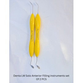 NOMI BROTHERS Dental Composite Resin Filling Solo Anterior Spatula Instruments Tools 2 Pcs Set
