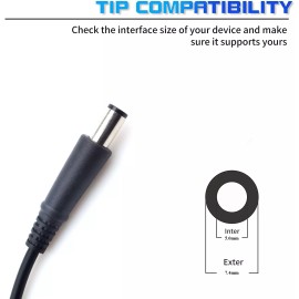 Unbranded Power Supply Adapter Charger for Dell P2314Tt P2314T S2715Ht S2715H 19.5V 3.34A
