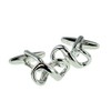 Mathmatical Infinity Sign Cufflinks Presented in a Cufflink Box