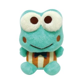 K Company Sanrio SAR-ON-KR Fancy Retro Sitting Plush Toy, Keroppi, H 6.7 x W 5.5 x D 4.3 inches (169 x 140 x 108 mm)