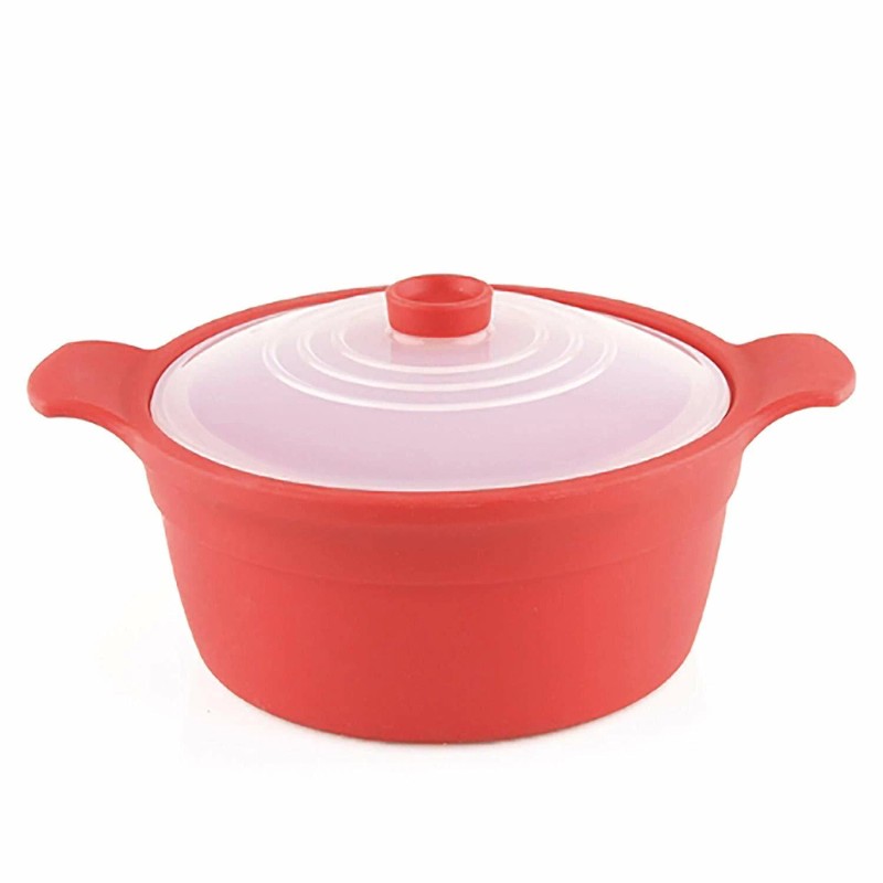 Invisioncorp Premium Silicone 40.6 oz Microwave Oven Ramen Noddle Steamer