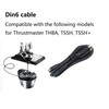 ZLiT Connection Din6 USB Cable Adaptation Fit for Thrustmaster TH8A