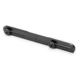 Fotover Dual Flash Bracket Holder with Double 1/4'' Screw Mount for Photography Studio Video Light Stand DSLR Camera Flash Speedlite