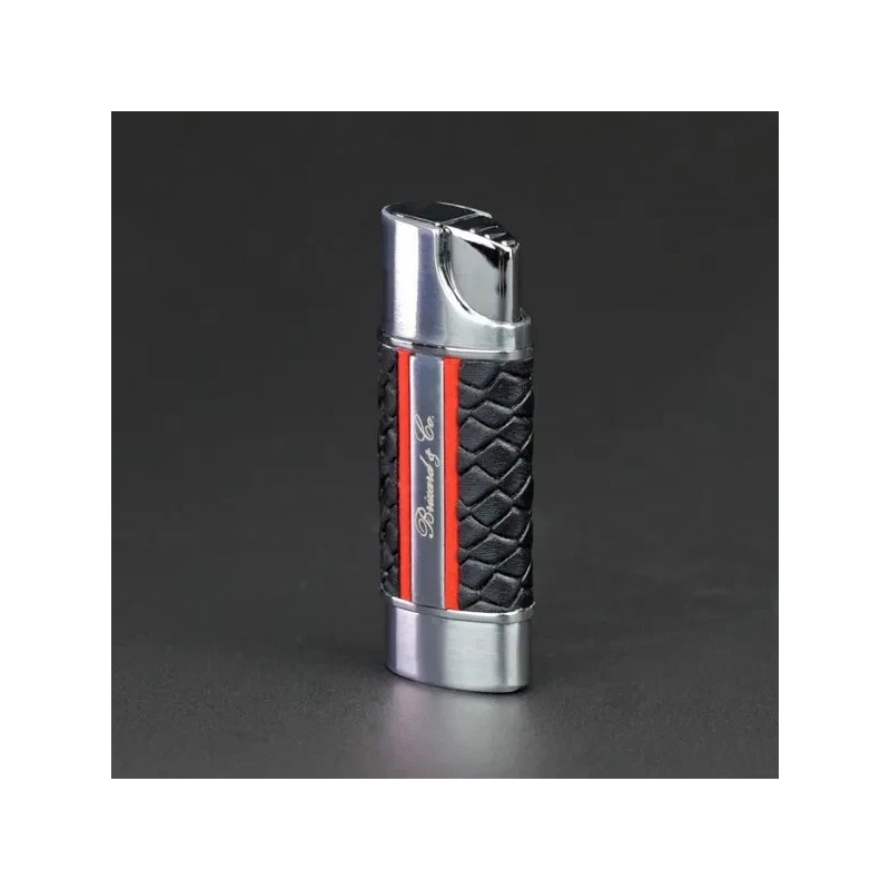 BRIZARD & CO NANO CIGAR LIGHTER INDIAN ROSEWOOD WOOD BROWN
