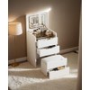 espidoo 3 in 1 Vanity Desk with Mirror: Flip Top