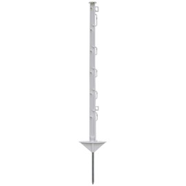 VOSS.farming 20 x Plastic Stakes, 74 cm, White Pasture Fence, Electric Fence, Pasture Fence Post