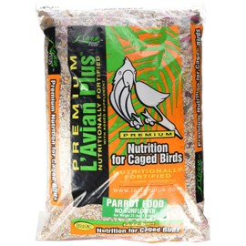 L'Avian Plus Premium Fortified Parrot No Sunflower - 25 Lbs.