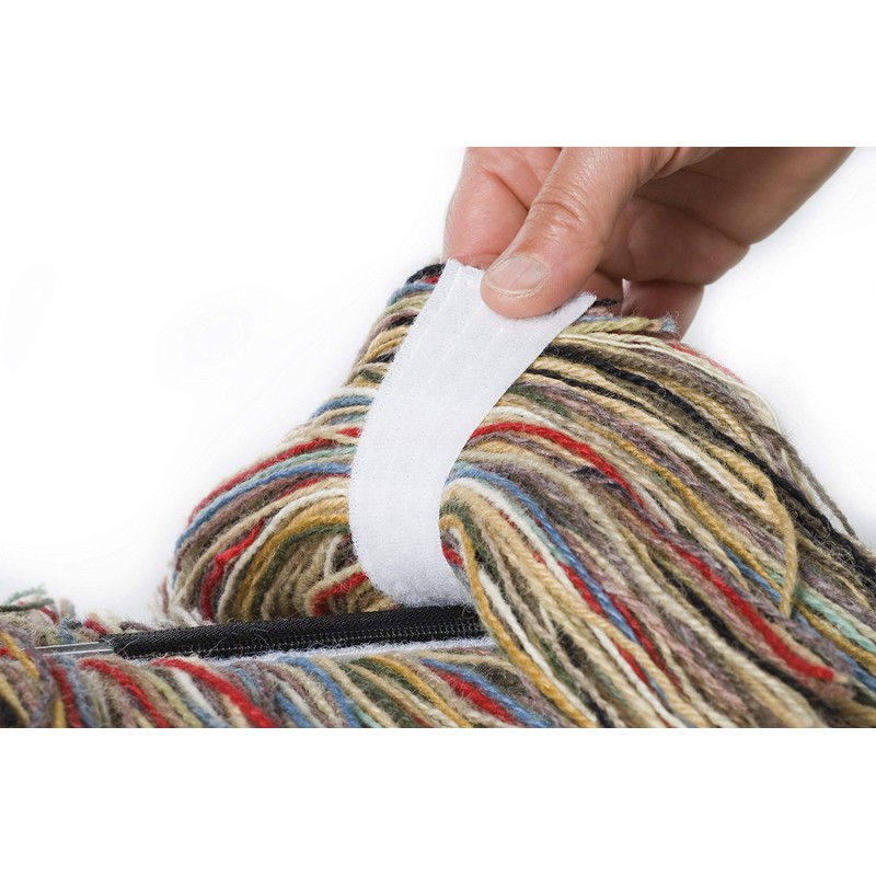 Sladust All Wool Dry Mop with Telescoping Handle and Replacement