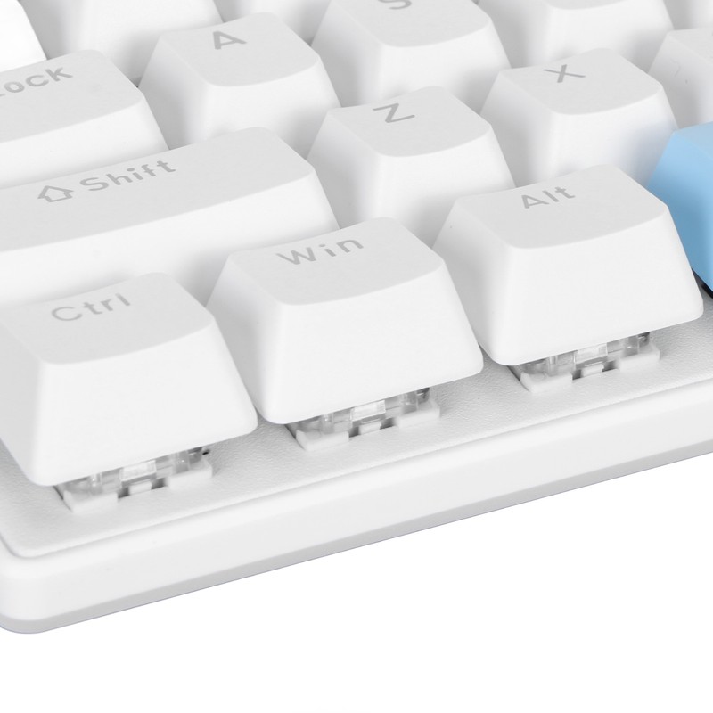 Mechanical Keyboard 68 Keys RGB Backlight Compact Wired Keyboard with