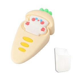 Ruayia Door Stopper Floor Door Wedge Rubber 1 Piece Cartoon Rabbit Door Stopper Wedge Stainless Steel Holders Non-Slip Scratch-Resistant Non-Toxic No Unpleasant Odour Carpet Tiles Wood All Floors -