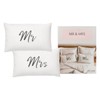 Splosh Wedding Mr & Mrs Pillowcase Set, 74 x 48