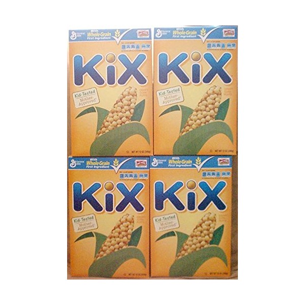 General Mills Kix 12 oz. 4 boxes