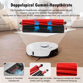 Pure Realm 35 St1ck Zubeh?r f1r Roborock S8 MaxV Ultra Staubsauger, 2 Hauptb1rsten 4 HEPA-Filter 4 Wischt1cher 4 wischmopp 6 Staubbeutel 6 Seitenb1rsten 6 Vanillechips 1 Schraubendreher 1 Reinigungsb1rste