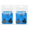 YANGFIX 2 Pairs Bicycle Disc Brake Pads for Formula Mega