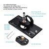 35mm Concealed Hinge Jig Kit Aluminum Alloy Drilling Depth Adjustable