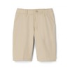 French Toast Boys' Flat Front Performance Stretch Short, FT Khaki,