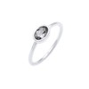 Elli Women's Ring Classic Simple with Crystal 925 Sterling Silver,
