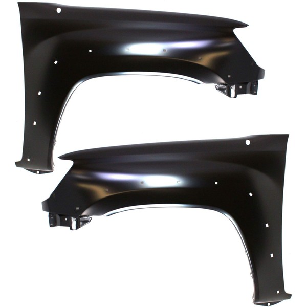 Garage-Pro Front Fender Set of 2 Compatible With 2005-2015 Toyota Tacoma Primed Steel Driver and Passenger Side