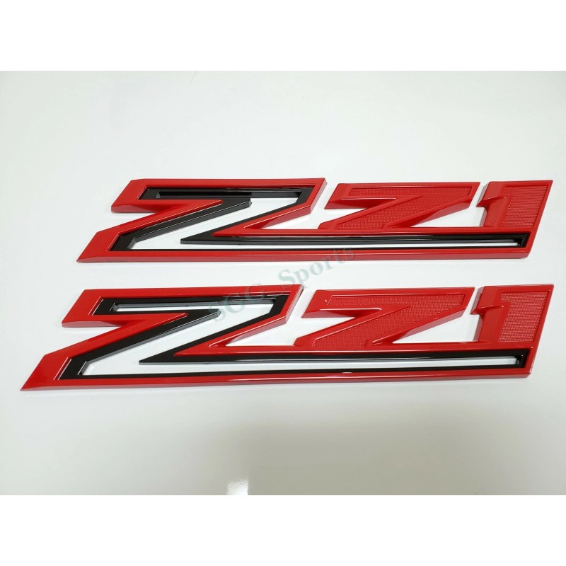 OEM 2pcs 2019-2023 Chevy Silverado Z71 Emblem OEM Fender Gloss