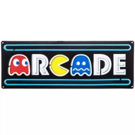 Open Road Arcade Pac-Man Metal Sign Wall Decor Home Decoration Game Room Man Cave