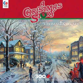 Ceaco - Thomas Kinkade - Holiday Movies - A Christmas Story - 300 Piece Jigsaw Puzzle