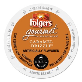 Folgers 6680 Caramel Drizzle Coffee K-Cups, 24/box